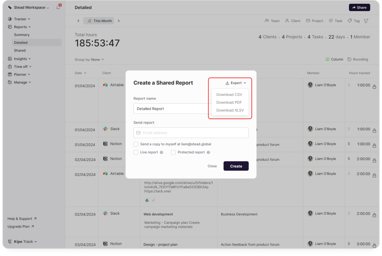 share-report